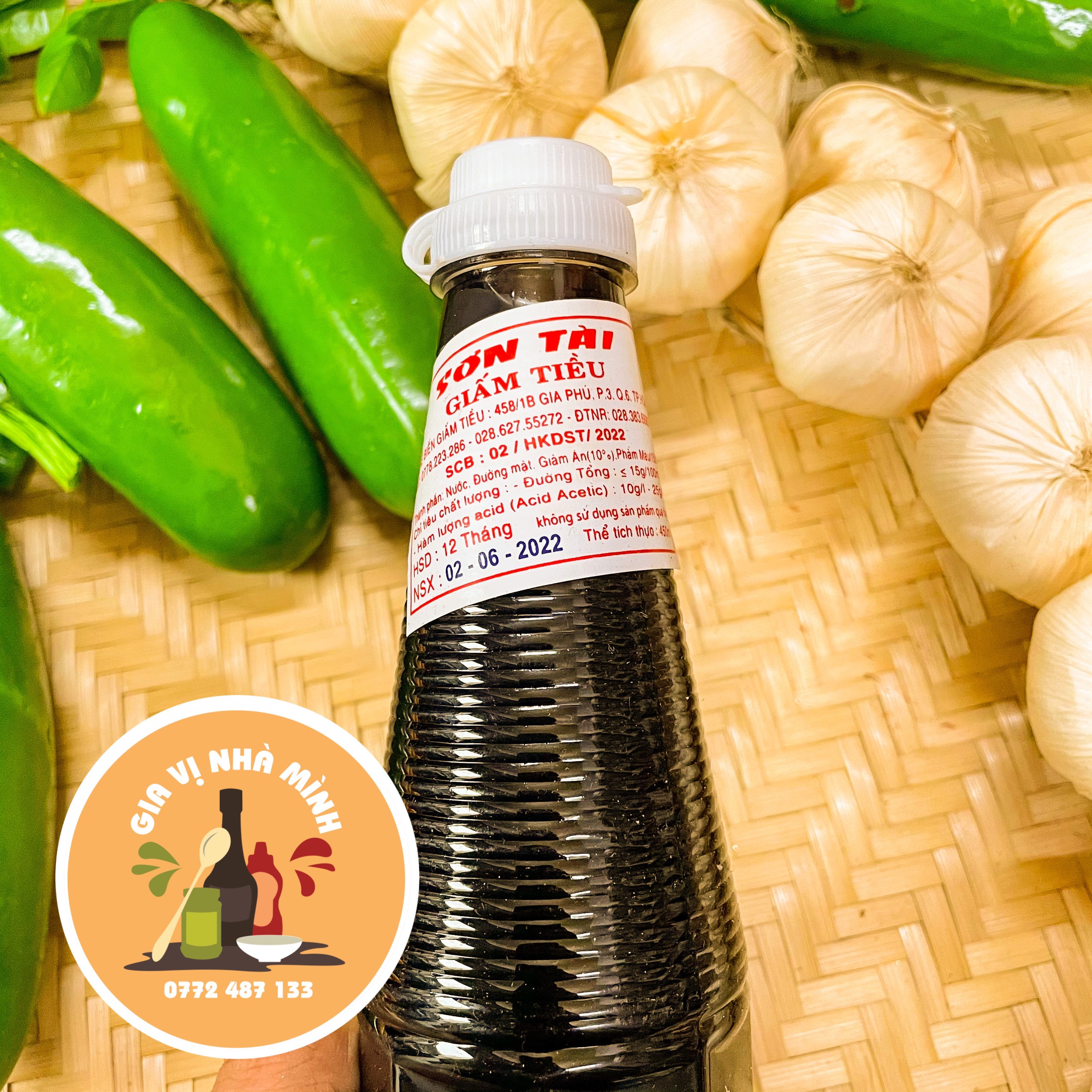 GIẤM TIỀU (DẤM TIỀU) SƠN TÀI 450ML