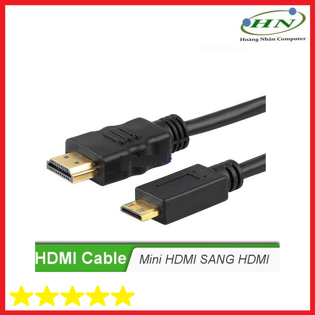 Cáp chuyển mini hdmi sang hdmi dài 1.5m