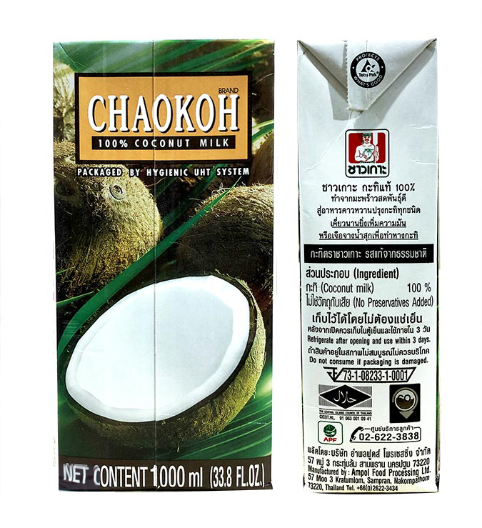 Nước cốt dừa Thái Lan Chaokoh 1000ml