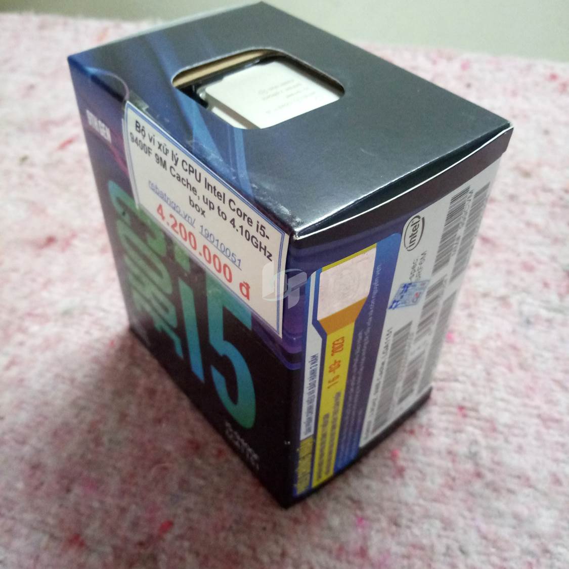 Bộ vi xử lý CPU Intel Core i5-9400F 9M Cache, up to 4.10GHz box
