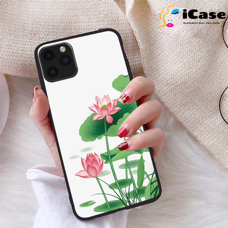 Ốp lưng iPhone 11 Pro Max viền dẻo TPU BST Sen