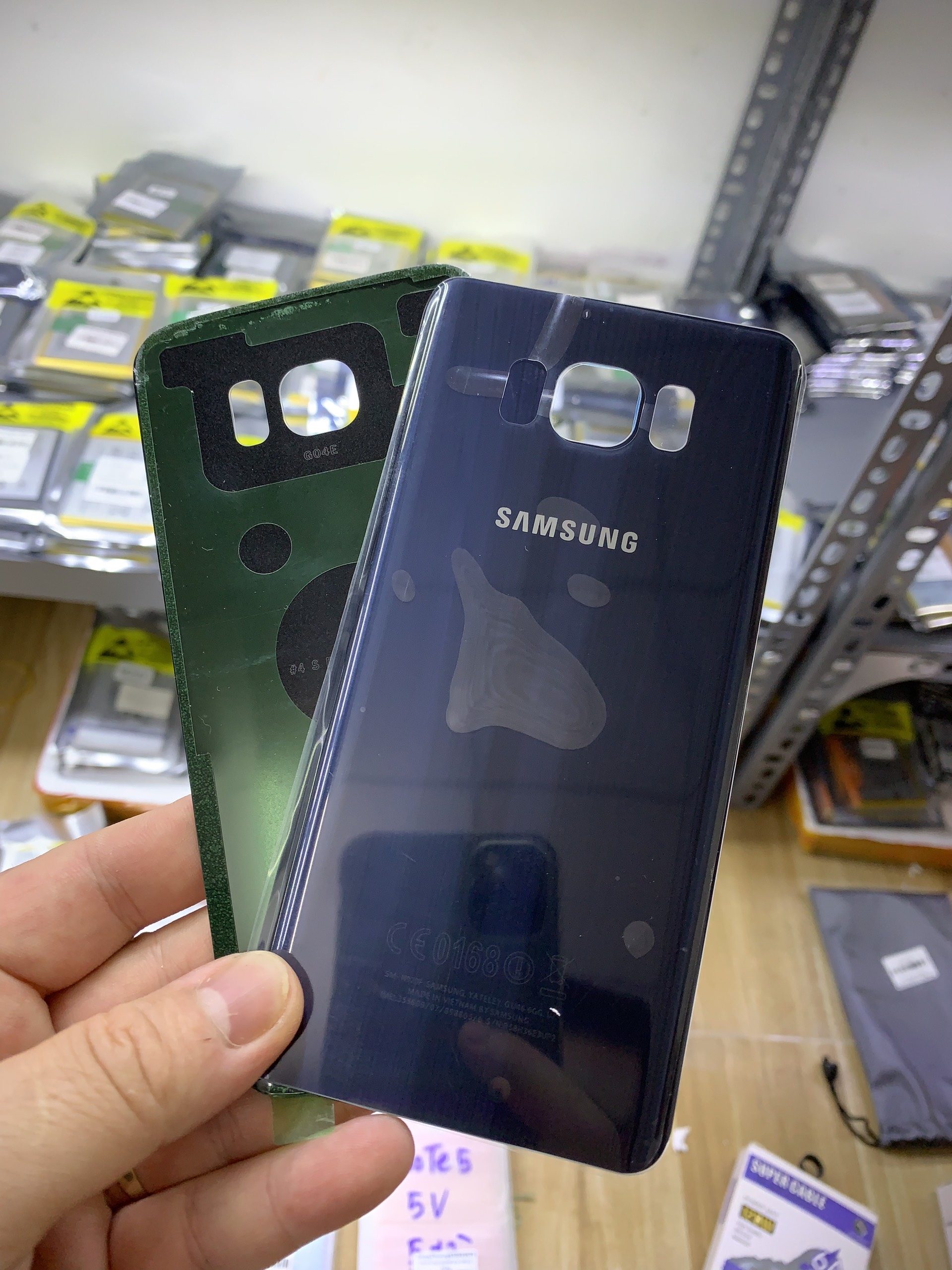 Kính lưng samsung note 5 - hàng zin