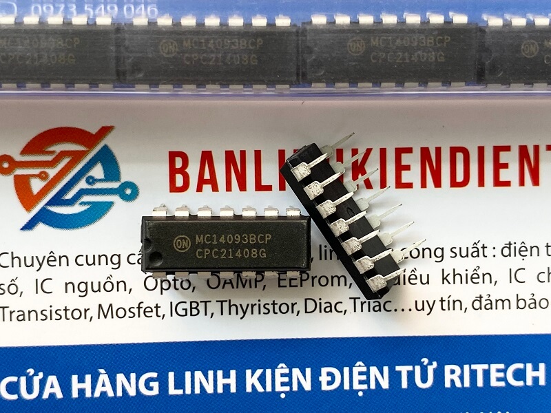 [Combo 3 chiếc] MC14093BCP, 14093 IC logic DIP-14