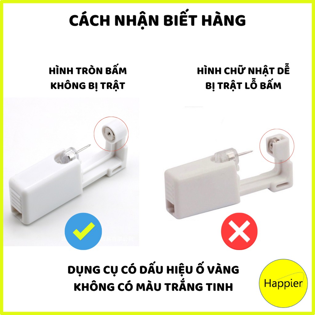Bấm Lỗ Tai Dùng 1 Lần - Happier