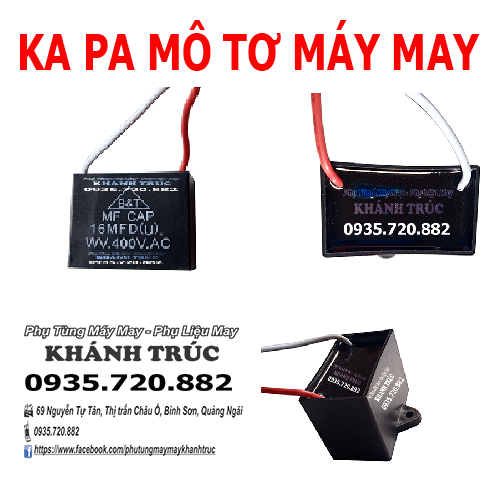 Kapa - tụ điện mô tơ máy may công nghiệp