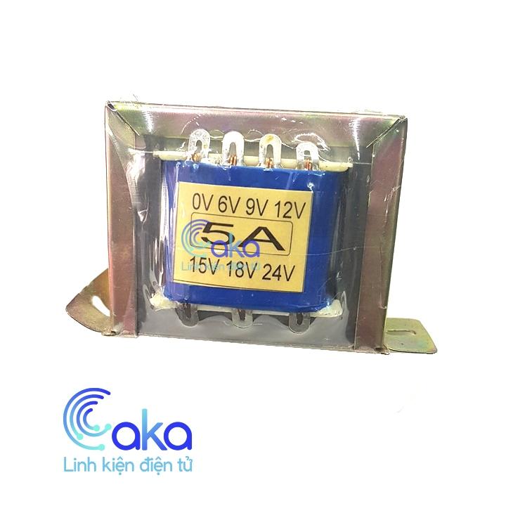 Biến áp 5a nhiều đầu ra 0v 6v 9v 12v 15v 18v 24v