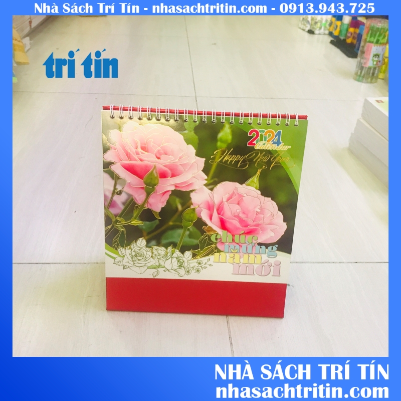 Lịch để bàn 2024 chữ a