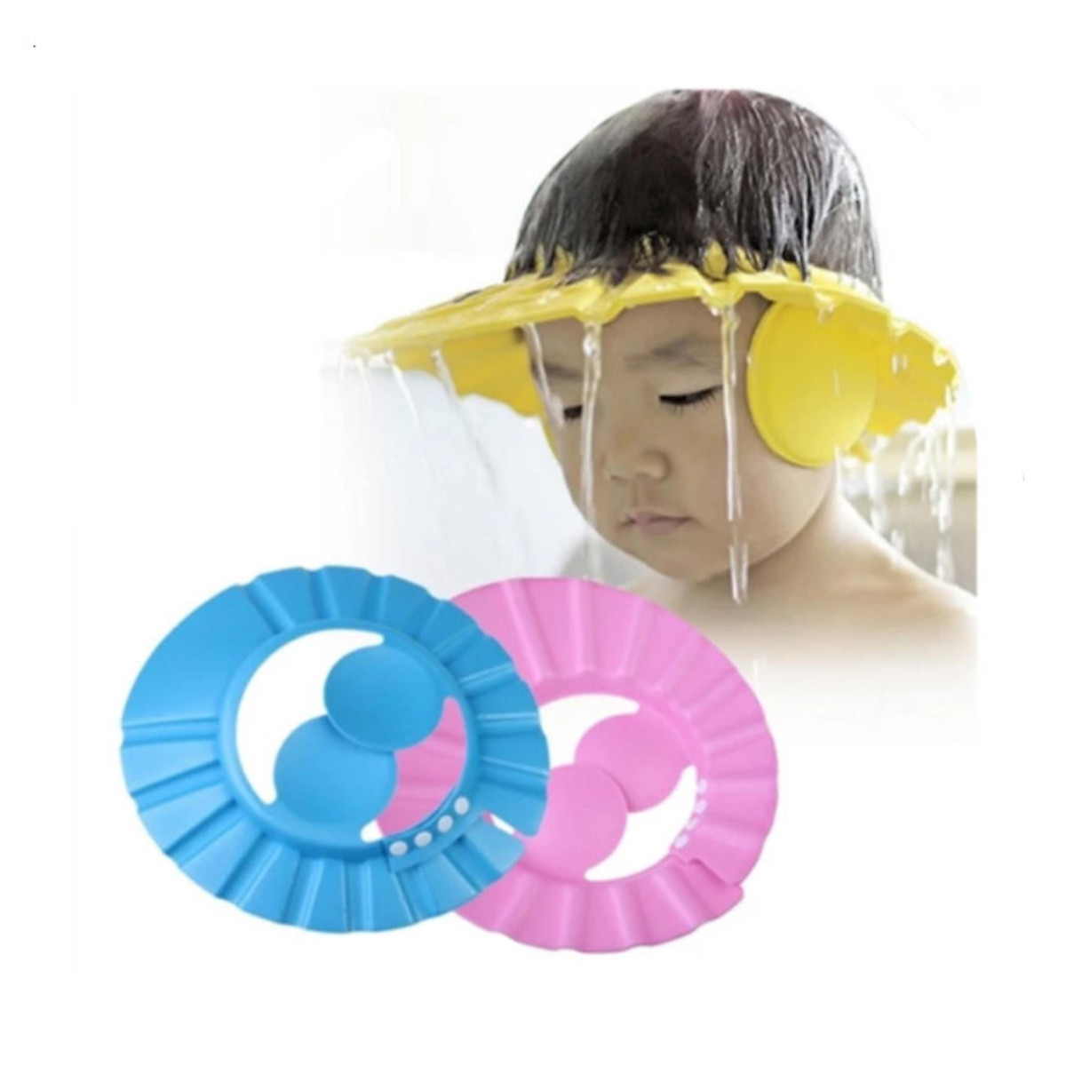 Bộ 2 Mũ Chắn Nước Gội Đầu, Tắm Cho Bé
