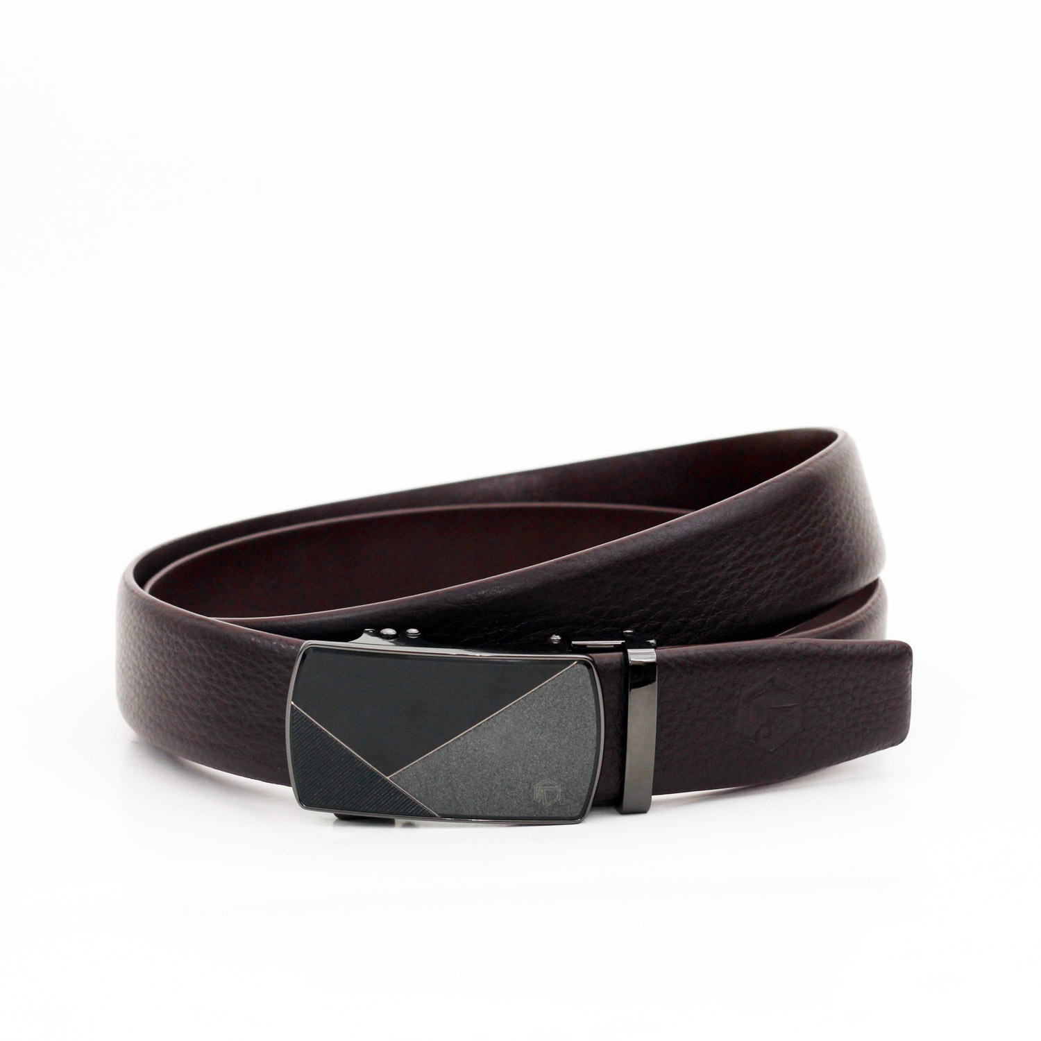 Thắt lưng da bò Anh Tho Leather MIT-02 | Mặt kiếng vân đá