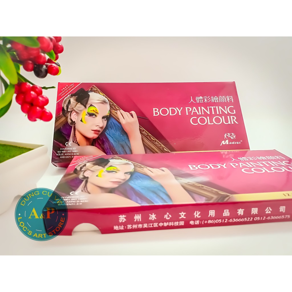 Màu vẽ Body (Bộ 12 màu)