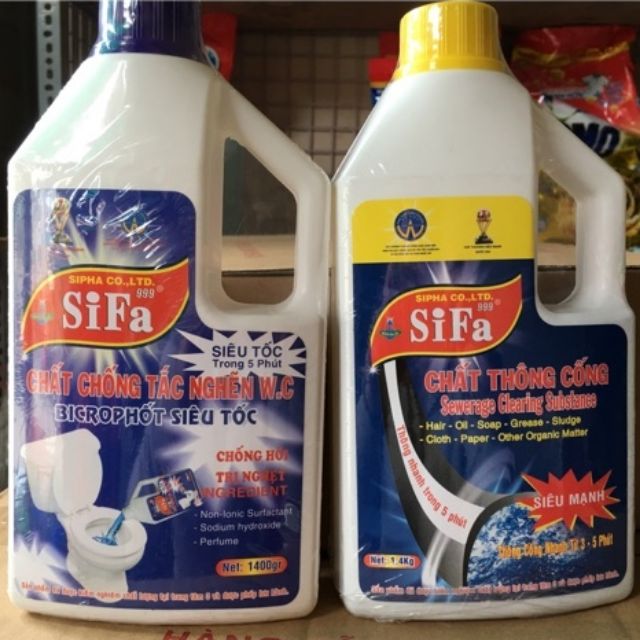 Chất thông cống, cầu sifa loại 1400g siêu mạnh