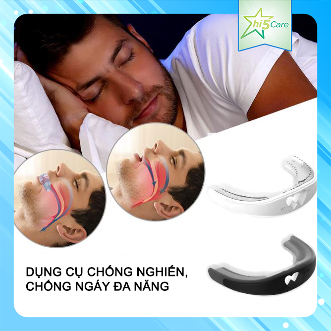 Dụng Cụ Bảo Vệ Răng Chống Nghiến Răng 2 Lớp  #30 - [HI5 CARE]