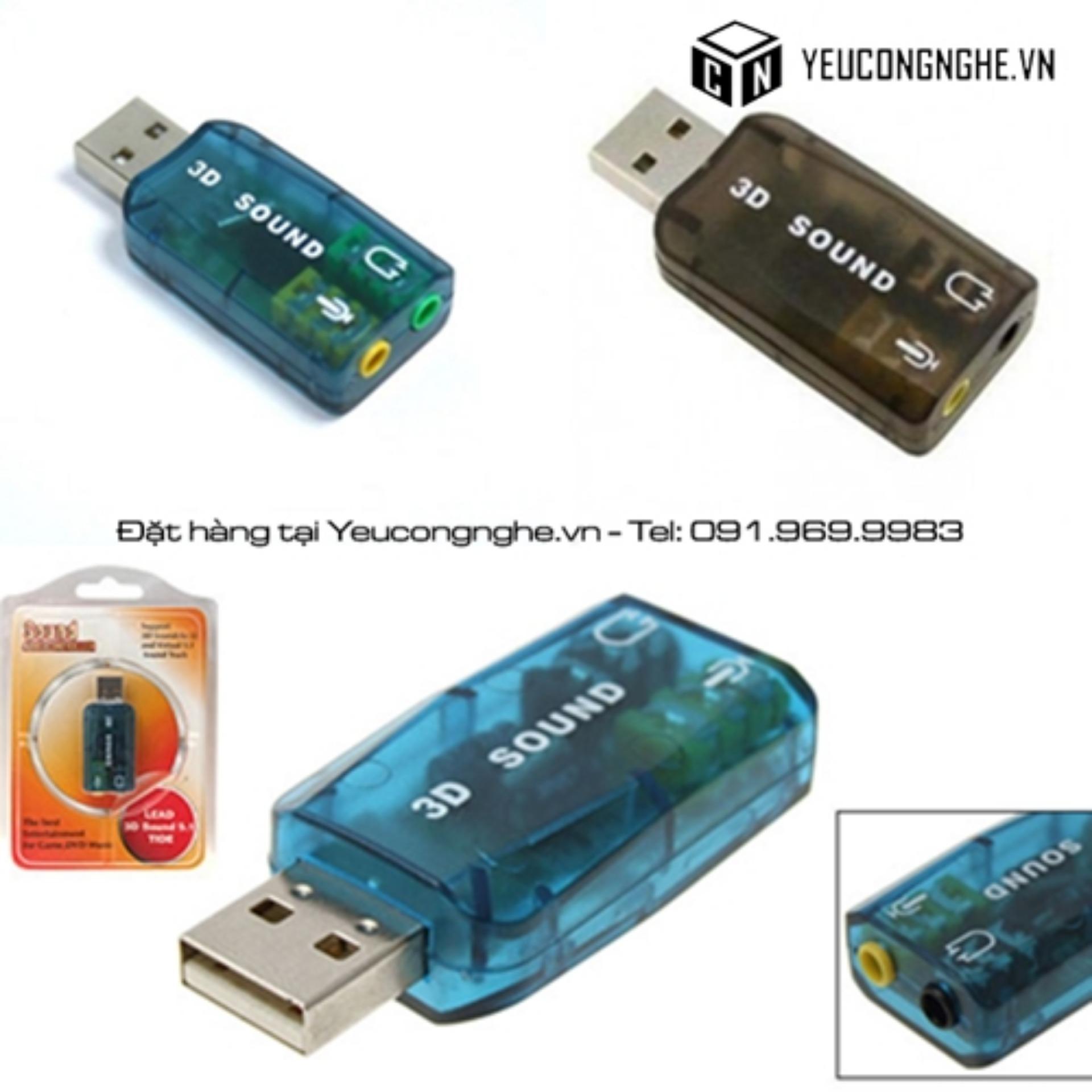 USB RA SOUND 5.1 CHUYỂN ĐỔI TỪ CỔNG USB RA LOA