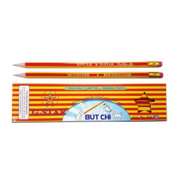 Hộp 12 cây viết chì gỗ 2B G-star 036 2B