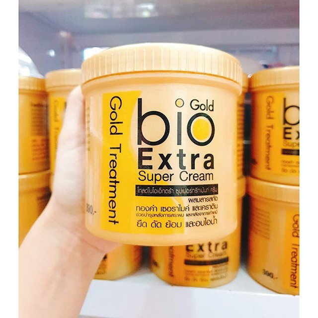 Ủ tóc Bio Gold Extra Super Cream Siêu Mượt Thái Lan 500ml