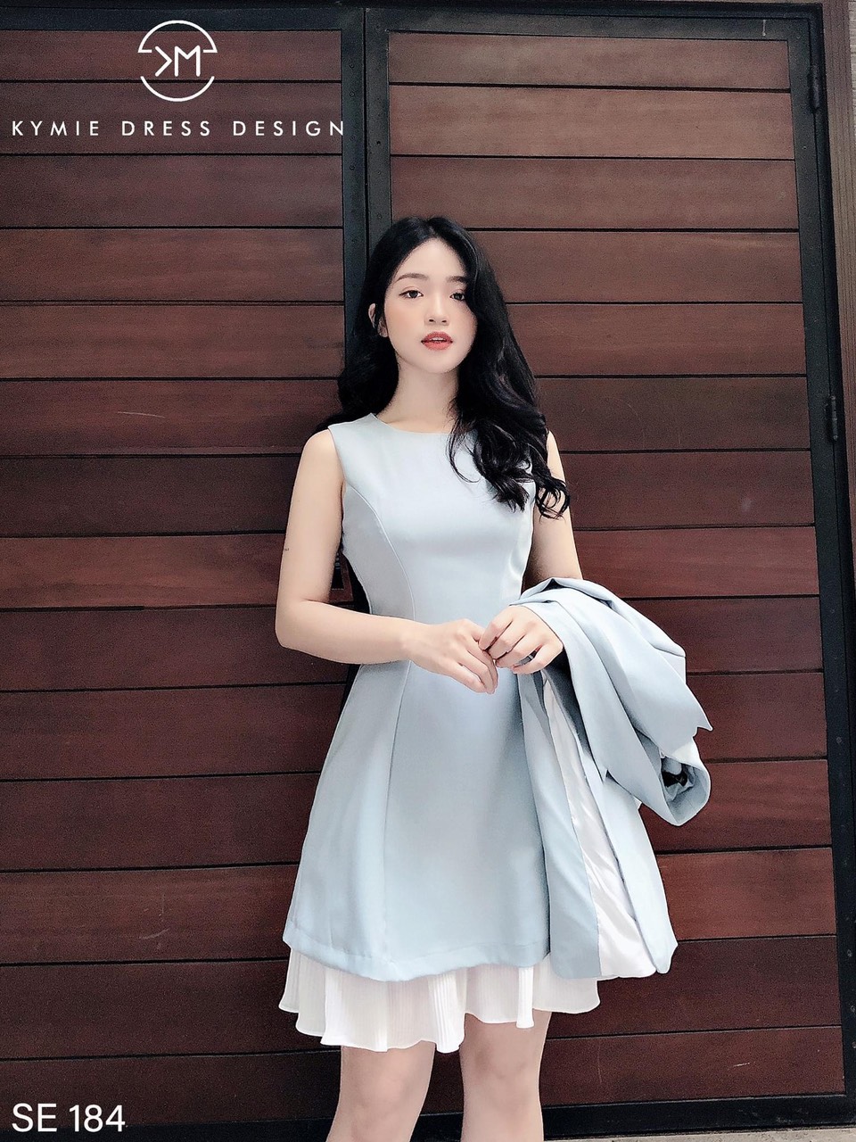Sét đam kèm áo khoác vest cao cấp xinh sang chảnh như hình ld0323 10