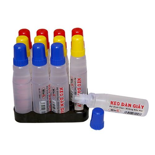 1 Lốc Hồ Nước Dán Giấy WinQ  30 ml ( lốc /12 chai )