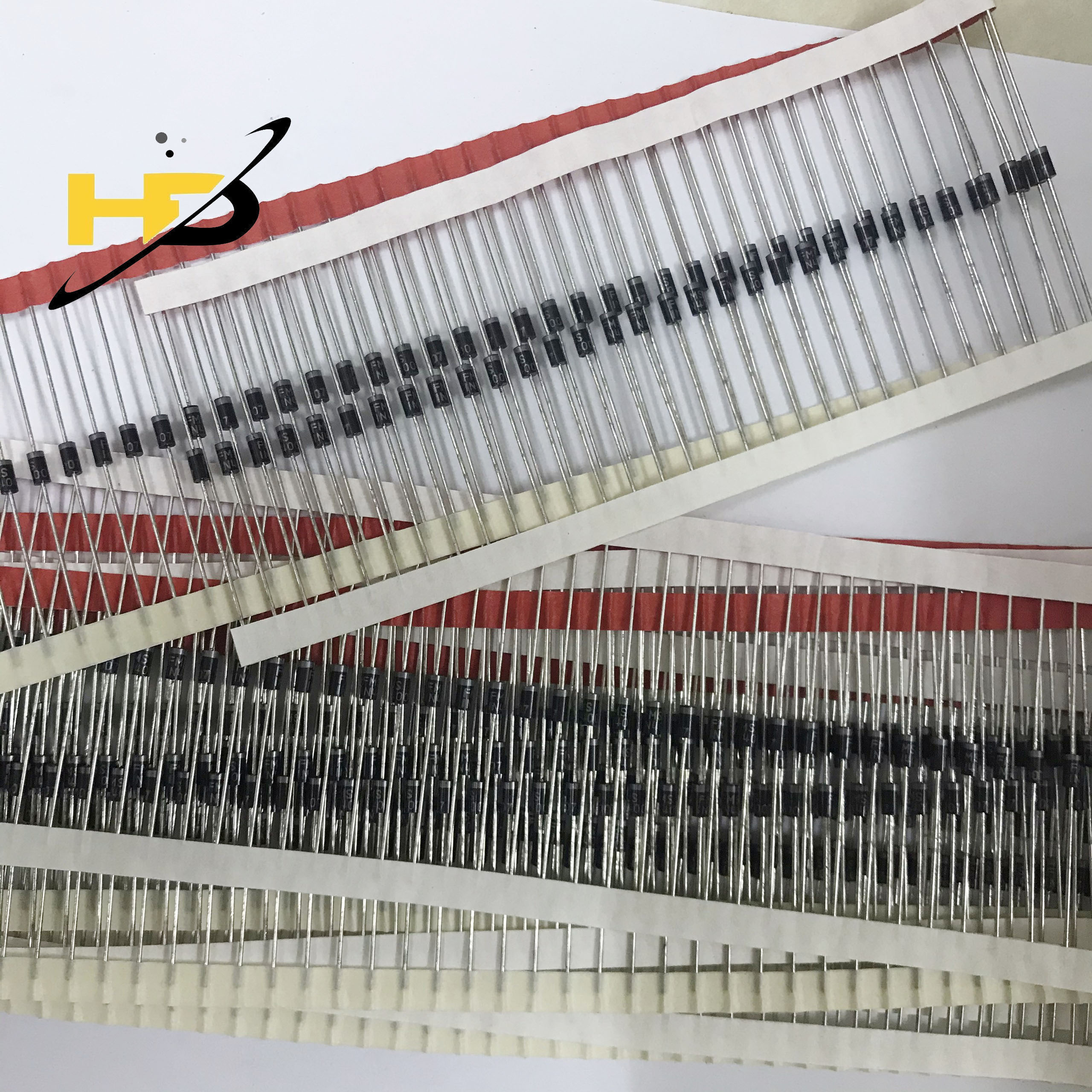 Combo 50 Con Diode 1N4007 1A 1000V FMS Loại Tốt Giúp Chỉnh Lưu Từ Dòng Xoay Chiều Sang Dòng 1 Chiều