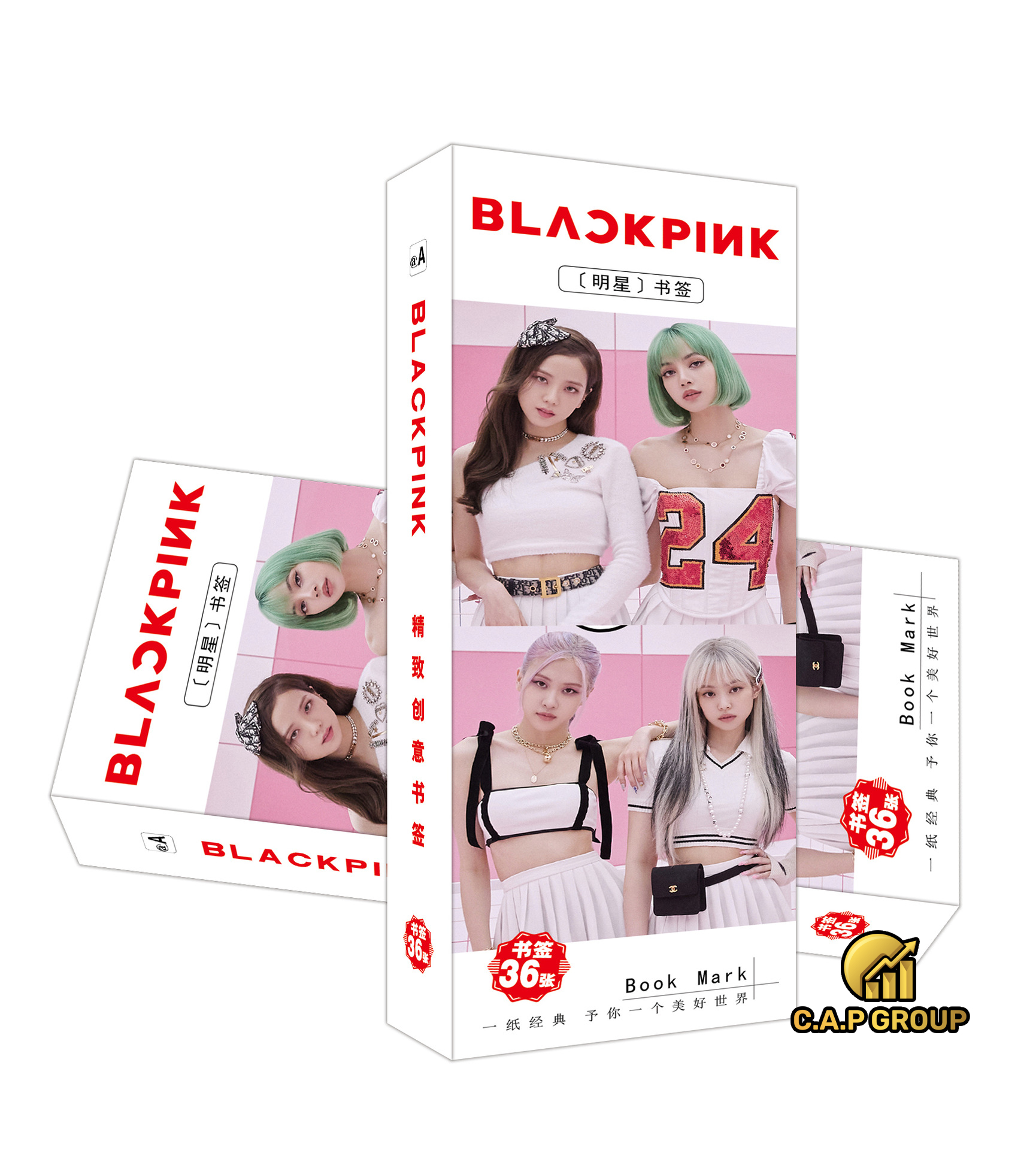 Bookmark BLACKPINK paper note card kẹp sách đánh dấu page