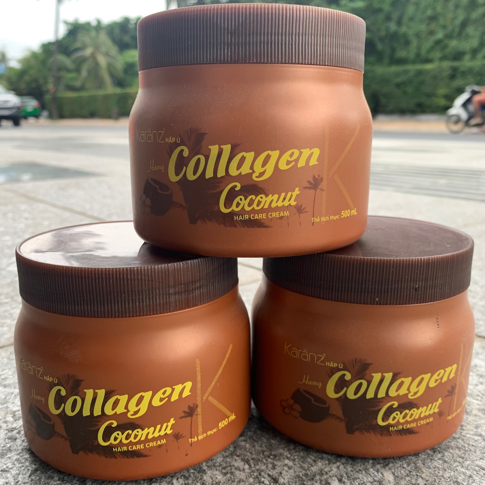 Dầu hấp ủ tóc hương dừa collagen (500g)