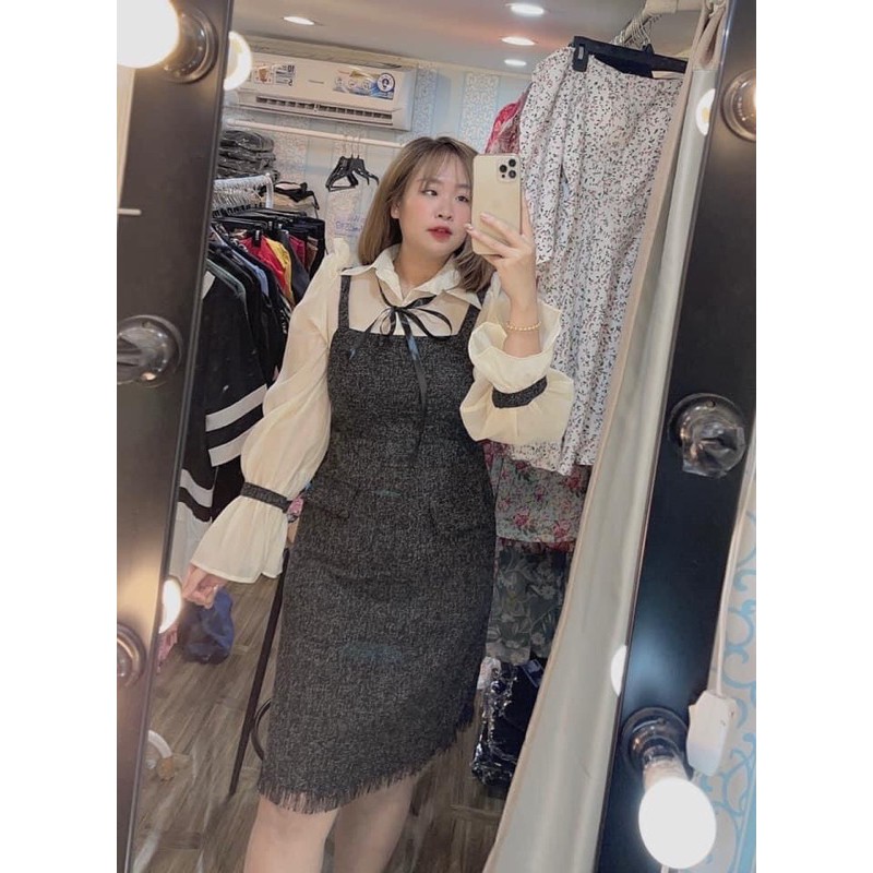 [HCM]Đầm Tay Dài Bigsize 60-90Kg (Có Size)