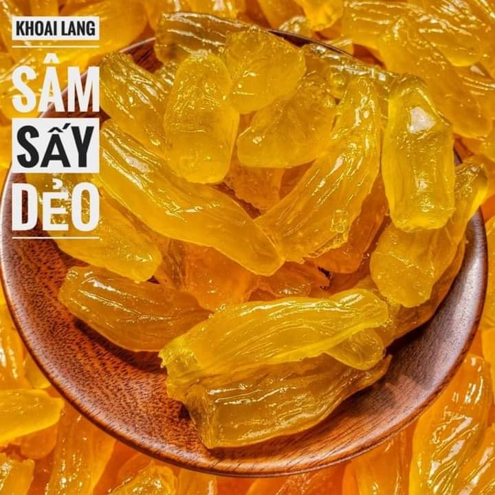 ĐỒ ĂN VẶT - 1KG MỨT KHOAI LANG KHOAI SÂM SẤY DẺO ĐẶC SẢN ĐÀ LẠT - đồ ăn vặt - bách hóa online uy tín