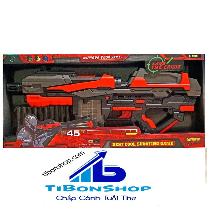 ĐỒ CHƠI ( TẶNG 20V XỐP)TRẺ EM SUNG DAN XỐP KIỂU NERFT A1