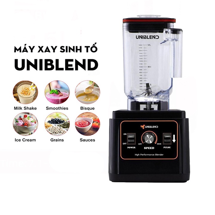 Máy xay công nghiệp, máy xay đá chuyên dụng Uniblend UB - 712