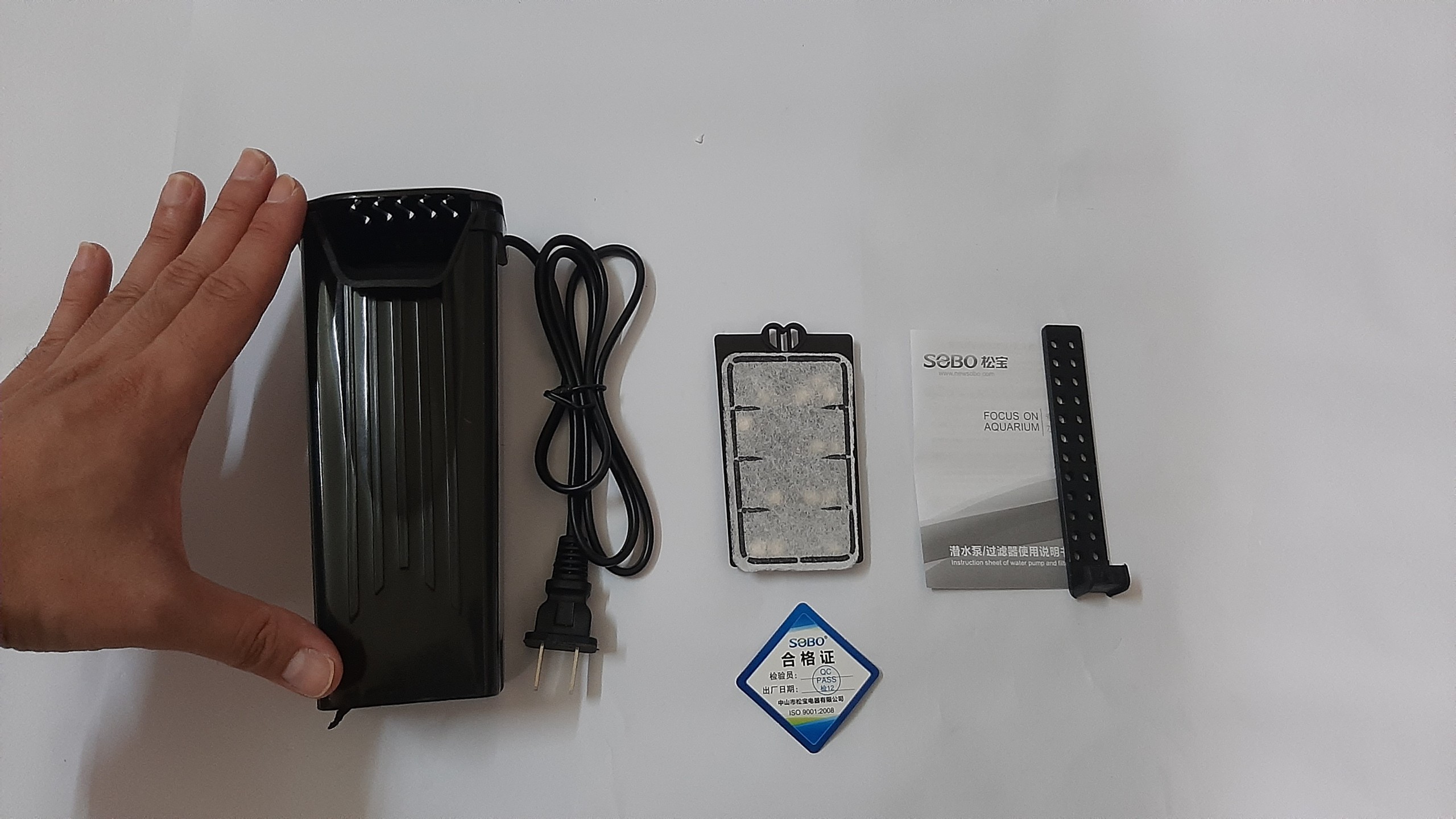 Lọc thác cho bể rùa, bể cá Sobo WP-108H