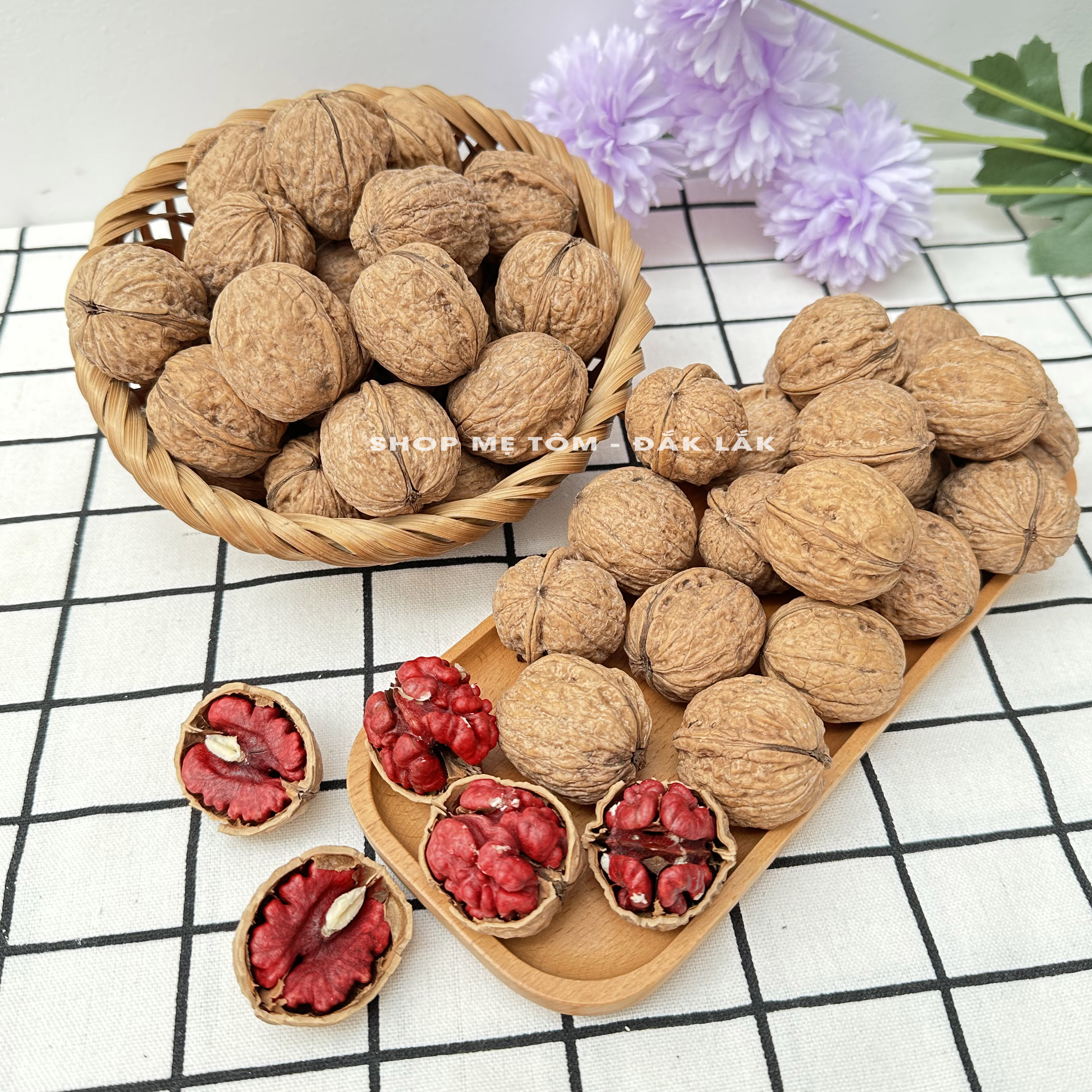 500GRAM ÓC CHÓ ĐỎ NHẬP KHẨU MỸ (NGUYÊN VỎ HOẶC NHÂN)