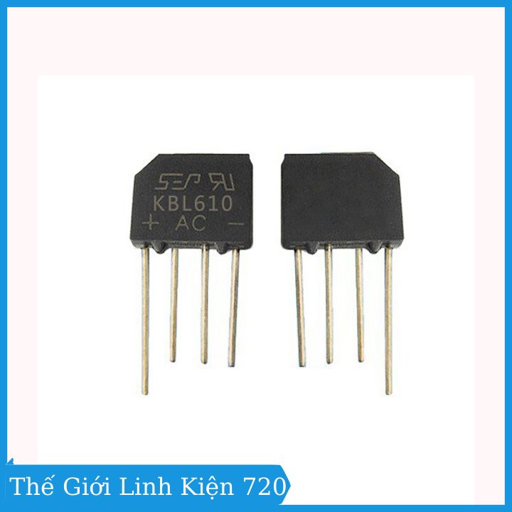 DIODE cầu 6A KBL610