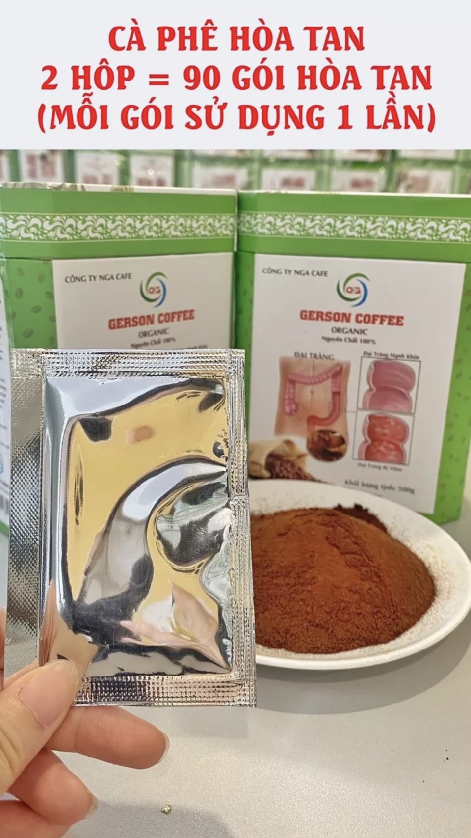 CAFE HÒA TAN TIỆN LỢI THẢI ĐỘC ĐẠI TRÀNG
