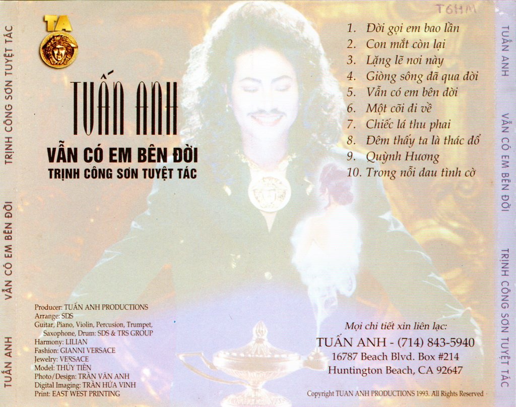 Bộ 6 đĩa CD tiếng hát Tuấn Anh 3