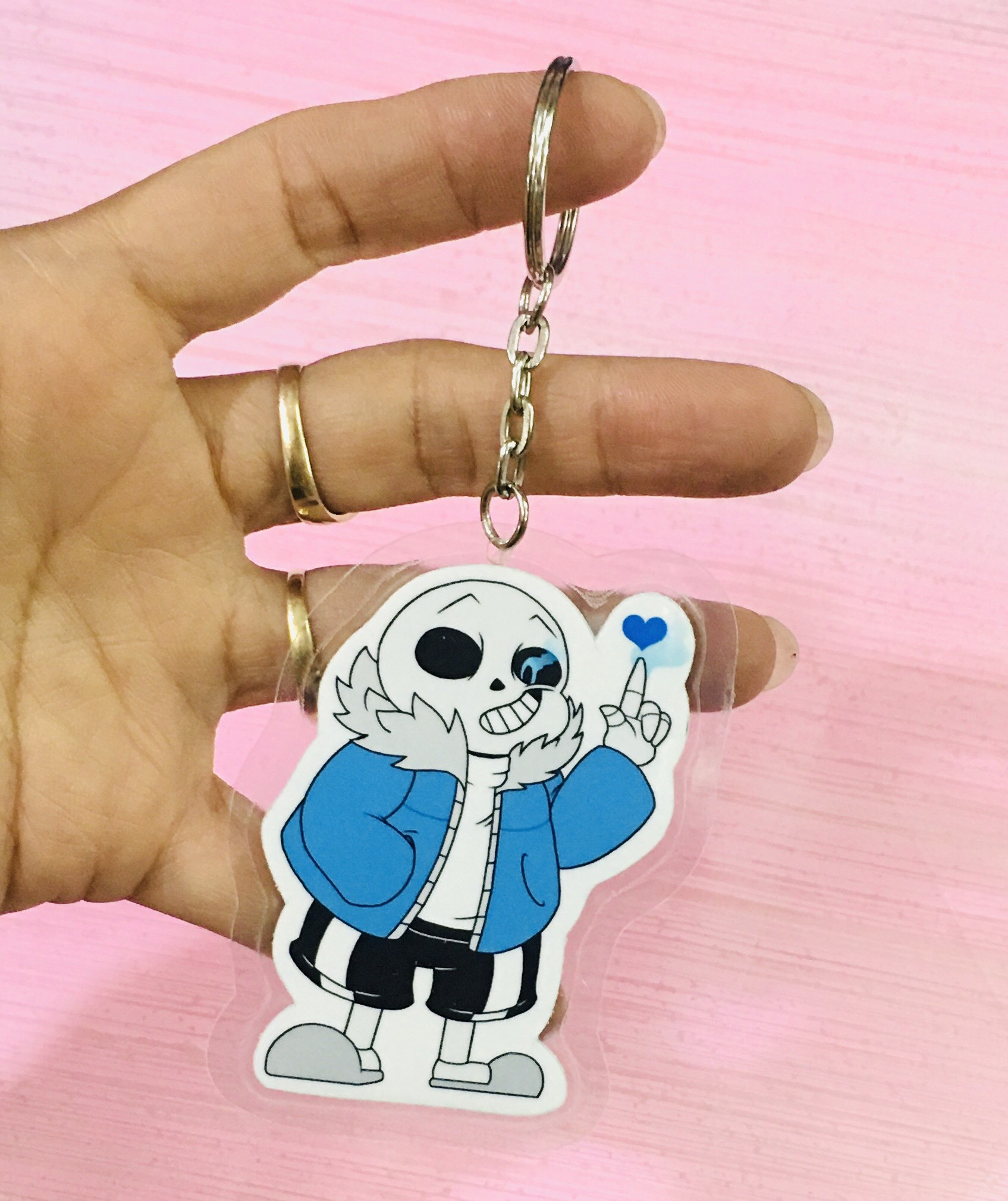 Set 3-5 Móc khóa cắt tỉa Sans Undertale khác nhau