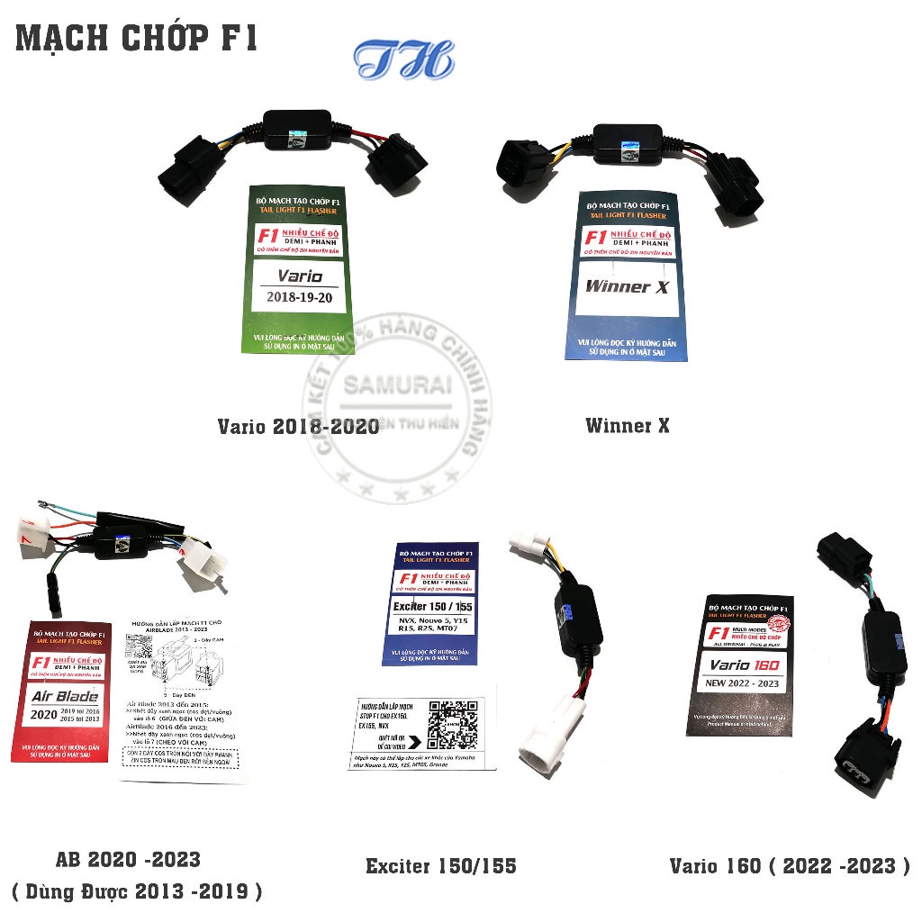 Mạch chớp f1 nhiều chế độ cho vario 2018-2020, vario 160 , sh. exciter 150/155 winner x, ab