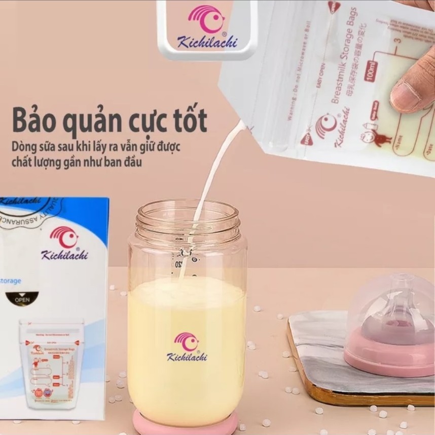Túi Trữ Sữa Kichi 100ML 30 gói
