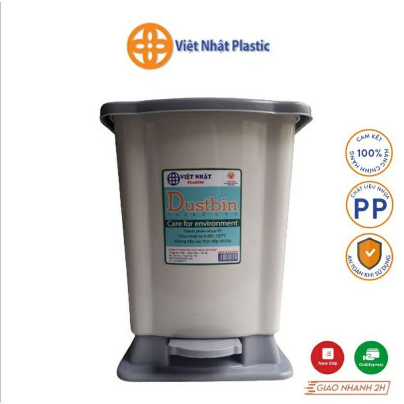 Thùng rác bật rác đạp chân Việt Nhật 3 size
