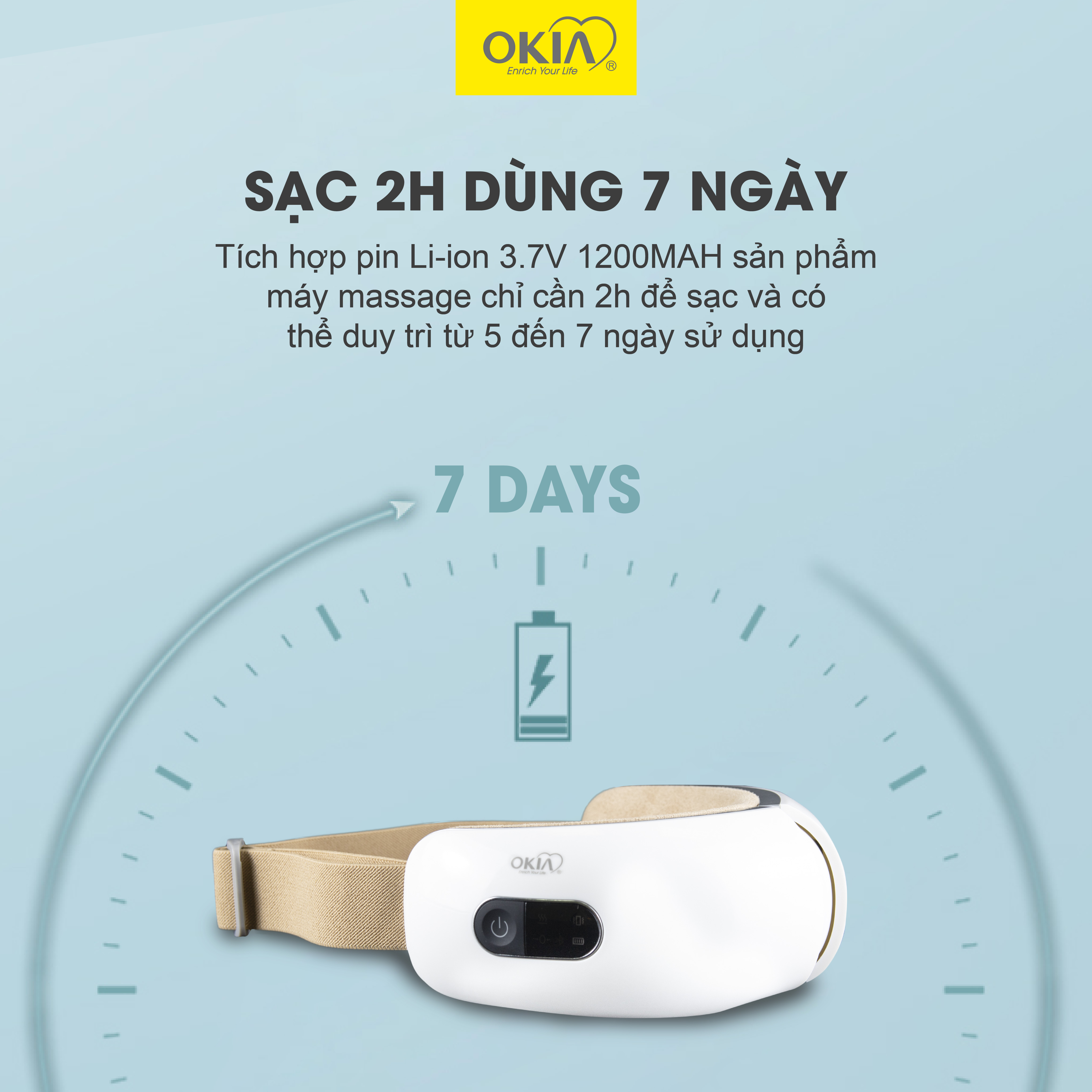 [FREESHIP TOÀN QUỐC] - Máy Massage Mắt Cao Cấp OKIA I-Master Chính Hãng Malaysia