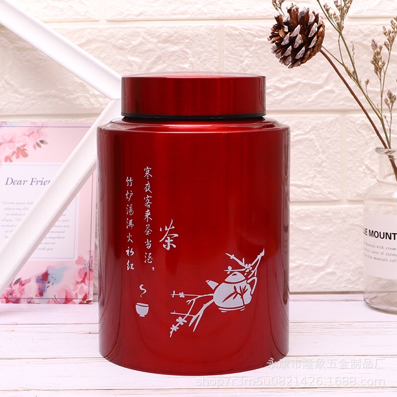 Hộp đựng trà hộp đựng chè dáng eo Huydecor