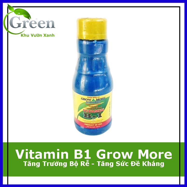 PHÂN BÓN LÁ VITAMIN B1 GROW MORE (Mỹ - Chai 100ml