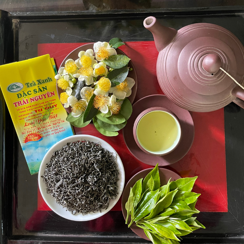 Trà xanh đặc biệt Thái Nguyên Tư Quý(2 gói 200g)