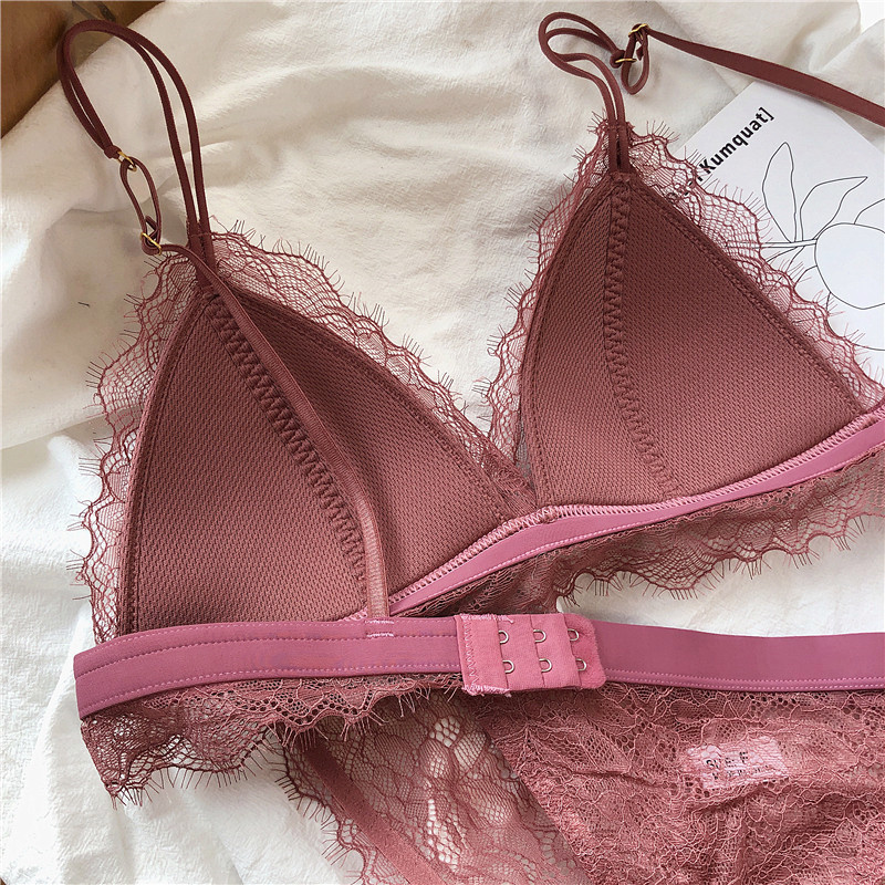 Bộ bralette ren đệm mỏng 3D mới S322