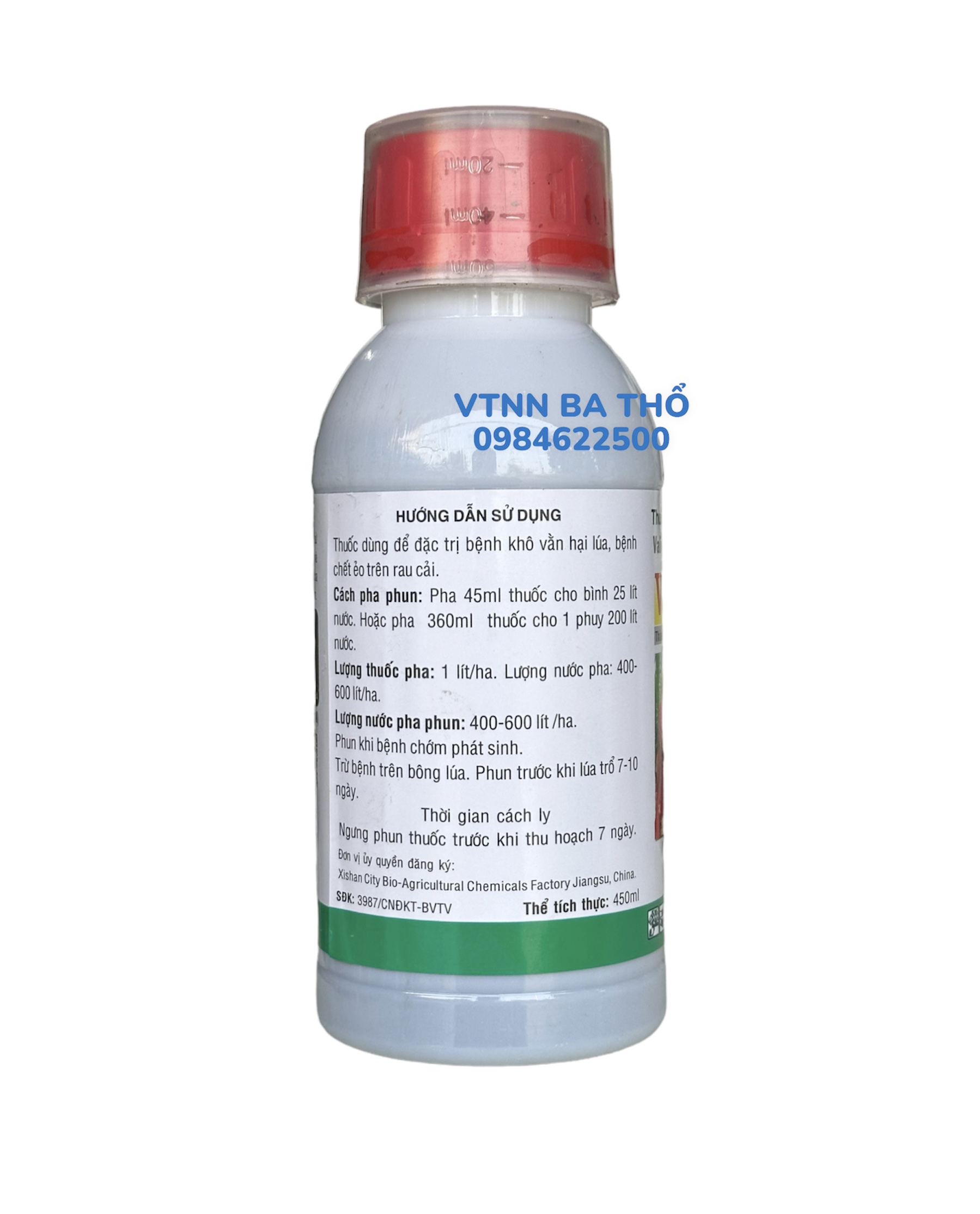 Thuốc Trừ Bệnh Vali 5SL 450ml