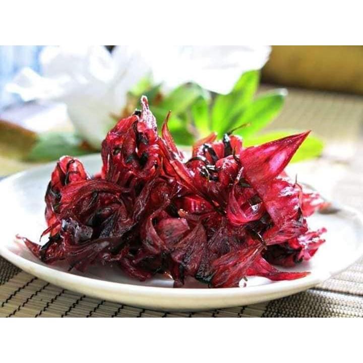 Mứt Hoa Hồng Đà Lạt (Mứt Hibiscus) Lon 290gr