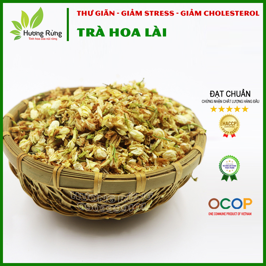 TRÀ LÀI (trà hoa nhài) 200g nguyên bông, thơm ngon