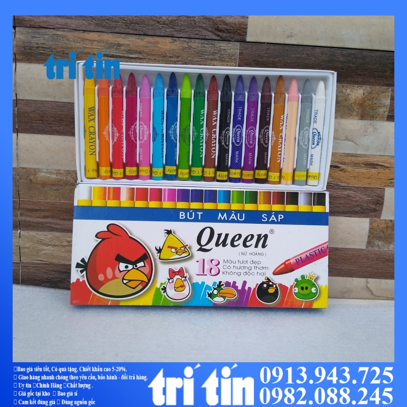 Bút sáp màu Queen
