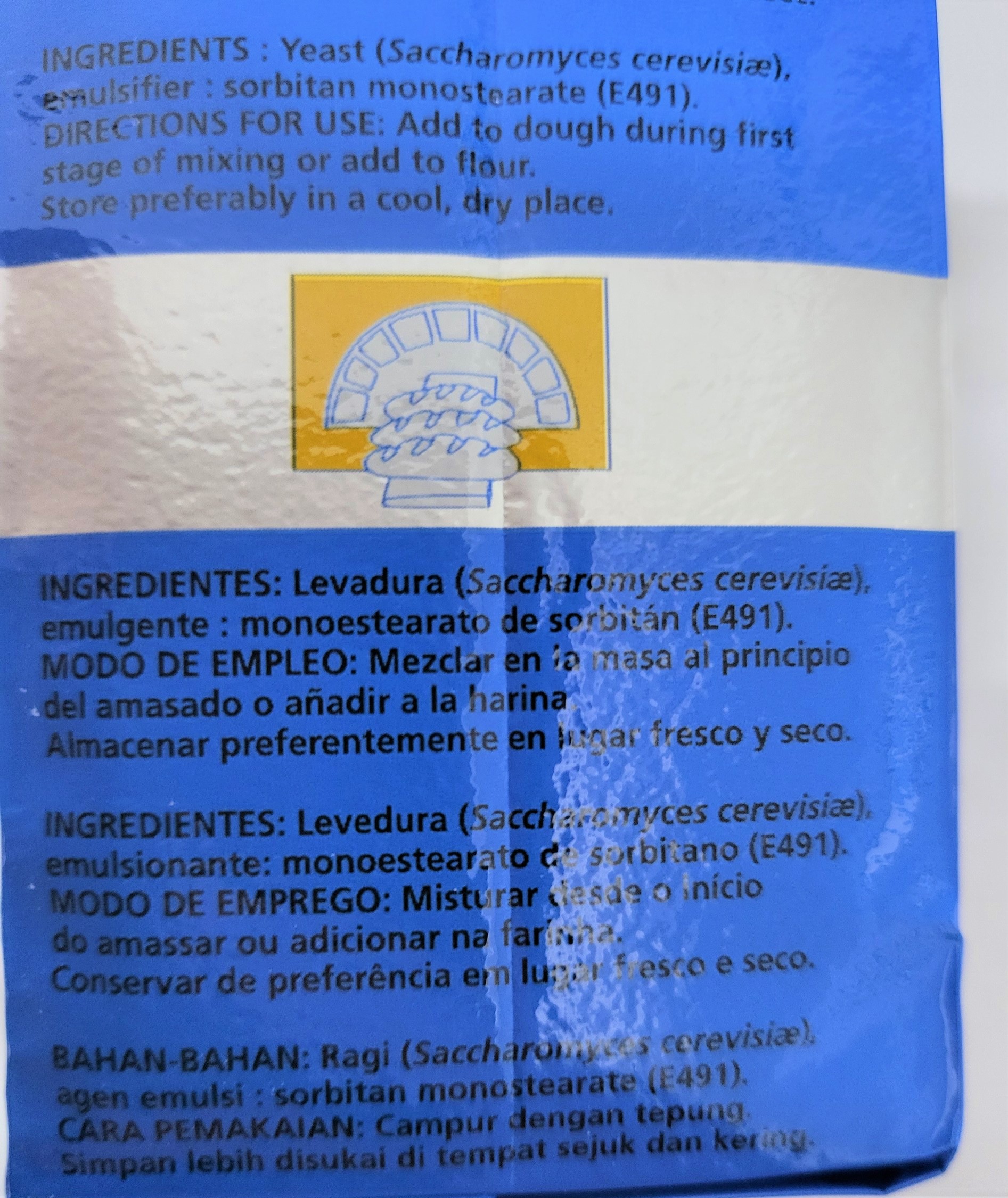 [500g – NHÃN XANH] MEN KHÔ LẠT BÁNH MÌ [Belgium] BRUGGEMAN Instant Yeast (hlm)