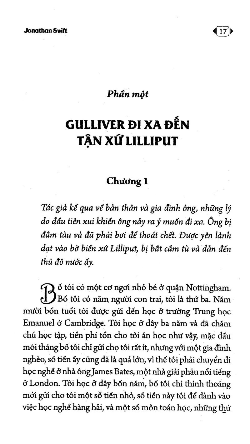 Sách: Gulliver Du Ký - Văn Học Nước Ngoài
