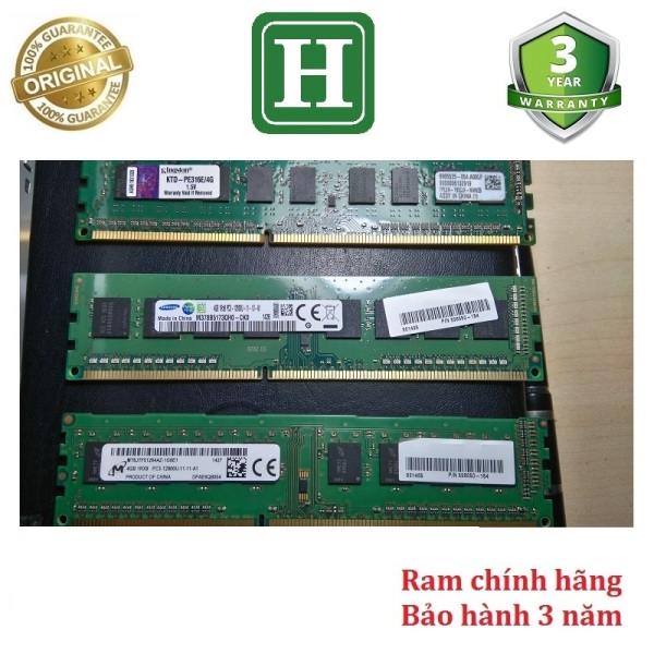 Bảng giá Ram PC DDR3 (PC3) 4Gb bus 1600 bảo hành 3 năm Phong Vũ