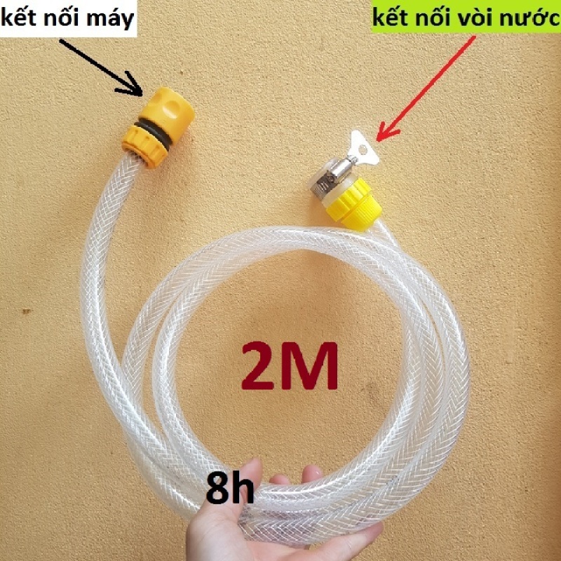 Bộ dây hút đầu vào máy rửa xe cao áp